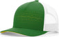 Richardson 163 Laser Cut Five Panel Trucker Caps Kelly White Yellow Kelly Yellow / OSFM