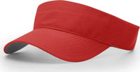 Richardson 167 R-Active Lite Outdoors Visors - Red - Red / OSFM