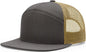 Richardson 168 7 Panel Trucker Cap - Charcoal Old Gold - Dark Gray Old Gold / OSFM