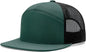 Richardson 168 7 Panel Trucker Cap - Dark Green Black - Forest Black / OSFM