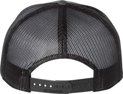 Richardson 168 Seven-Panel Trucker Caps - Charcoal Black - Dark Gray Black / OSFM