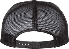 Richardson 168 Seven-Panel Trucker Caps - Heather Gray Black - Gray Black / OSFM