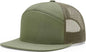 Richardson 168 Seven-Panel Trucker Caps - Loden Green - Green / OSFM