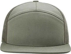 Richardson 168 Seven-Panel Trucker Caps - Loden Green - Green / OSFM