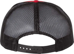 Richardson 168 Seven-Panel Trucker Caps - Red Black - Red Black / OSFM