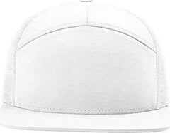 Richardson 168 Seven-Panel Trucker Caps - White - White / OSFM