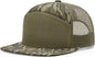Richardson 168P Printed 7-Panel Trucker Caps - Mossy Oak Bottomland Loden - Mossy Oak Loden / One Size Fits Most