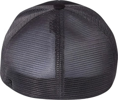 Richardson 172 Fitted Pulse Sportmesh with R-Flex Caps - Black Charcoal Split