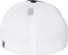 Richardson 172 Fitted Pulse Sportmesh with R-Flex Caps - Black White Split