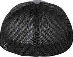 Richardson 172 Fitted Pulse Sportmesh with R-Flex Caps - Charcoal Black Split