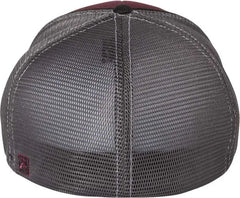 Richardson 172 Fitted Pulse Sportmesh with R-Flex Caps - Maroon Charcoal Black Tri