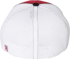 Richardson 172 Fitted Pulse Sportmesh with R-Flex Caps - Red White Black Tri
