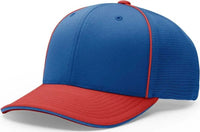 Richardson 172 Fitted Pulse Sportmesh with R-Flex Caps - Royal Red - Royal Red / XS-SM