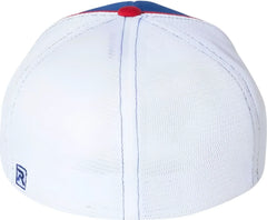 Richardson 172 Fitted Pulse Sportmesh with R-Flex Caps - Royal White Red Tri