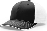 Richardson 172 Pulse Sportmesh R-Flex Cap - Black White - Black White / LG-XL