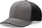 Richardson 172 Pulse Sportmesh R-Flex Cap - Charcoal Black - Dark Gray Black / LG-XL