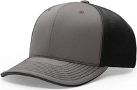 Richardson 172 Pulse Sportmesh R-Flex Cap - Charcoal Black - Dark Gray Black / LG-XL