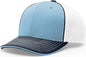 Richardson 172 Pulse Sportmesh R-Flex Cap - Columbia Blue White Navy - Columbia Blue White / LG-XL