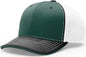 Richardson 172 Pulse Sportmesh R-Flex Cap - Dark Green White Black - Forest White / LG-XL