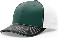 Richardson 172 Pulse Sportmesh R-Flex Cap - Dark Green White Black - Forest White / LG-XL