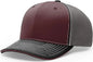 Richardson 172 Pulse Sportmesh R-Flex Cap - Maroon Charcoal Black - Maroon Dark Gray Black / LG-XL