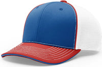 Richardson 172 Pulse Sportmesh R-Flex Cap - Royal White Red - Royal White Red / LG-XL