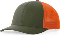 Richardson 173 Hood River Caps - Moss Green Vivid Orange - Forest Orange / OSFM