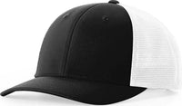Richardson 173 Hood River Performance Trucker Caps - Black White - Black White / OSFM