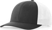 Richardson 173 Hood River Performance Trucker Caps - Charcoal White - Dark Gray White / One Size Fits Most