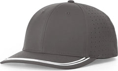 Richardson 176 Ignite LT Performance Cap - Charcoal-White - Dark Gray-White / OSFM