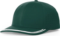 Richardson 176 Ignite LT Performance Cap - Dark Green-White - Forest-White / OSFM