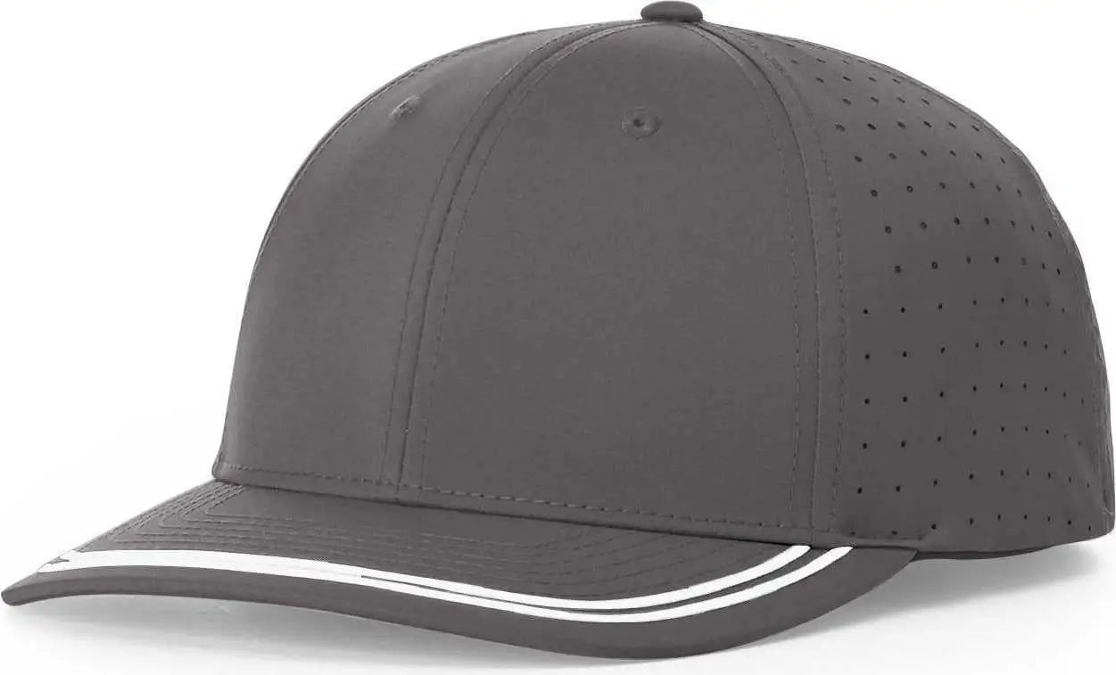 Richardson 176 Lite Performance Caps Charcoal White Dark Gray White / OSFM