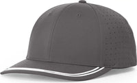 Richardson 176 Lite Performance Caps Charcoal White Dark Gray White / OSFM