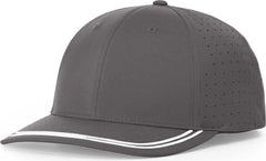 Richardson 176 Lite Performance Caps Charcoal White Dark Gray White / OSFM