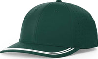 Richardson 176 Lite Performance Caps - Dark Green White - Forest White / OSFM