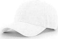 Richardson 203 Brushed Chino Caps - White - White / OSFM