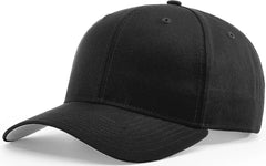 Richardson 212 Pro Twill Snapback Cap - Black Orange