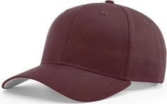 Richardson 212 Pro Twill Snapback Cap - Maroon - Maroon / S