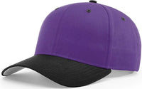 Richardson 212 Pro Twill Snapback Cap - Purple Black - Purple Black / S