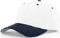 Richardson 212 Pro Twill Snapback Cap - White Navy - White Navy / S