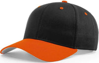 Richardson 212 Pro Twill Snapback Caps Black Orange Black Orange / SM