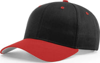 Richardson 212 Pro Twill Snapback Caps - Black Red - Black Red / SM