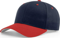 Richardson 212 Pro Twill Snapback Caps - Navy Red - Navy Red / SM
