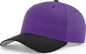 Richardson 212 Pro Twill Snapback Caps - Purple Black - Purple Black / SM