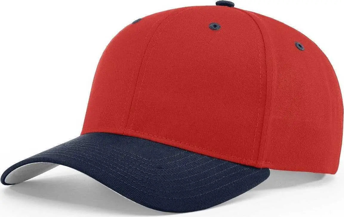 Richardson 212 Pro Twill Snapback Caps Red Navy Red Navy / SM
