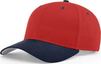 Richardson 212 Pro Twill Snapback Caps Red Navy Red Navy / SM