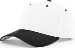 Richardson 212 Pro Twill Snapback Caps White Black White Black / SM