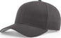Richardson 214 Pro Twill Hook And Loop Caps Charcoal Dark Gray / SM