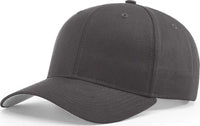 Richardson 214 Pro Twill Hook And Loop Caps Charcoal Dark Gray / SM
