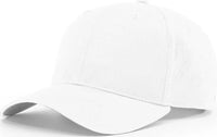 Richardson 214 Pro Twill Hook And Loop Caps White White / SM
